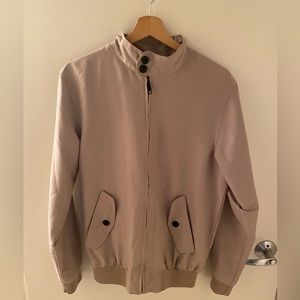 Brave Soul men’s Harrington jacket. Tan, size small